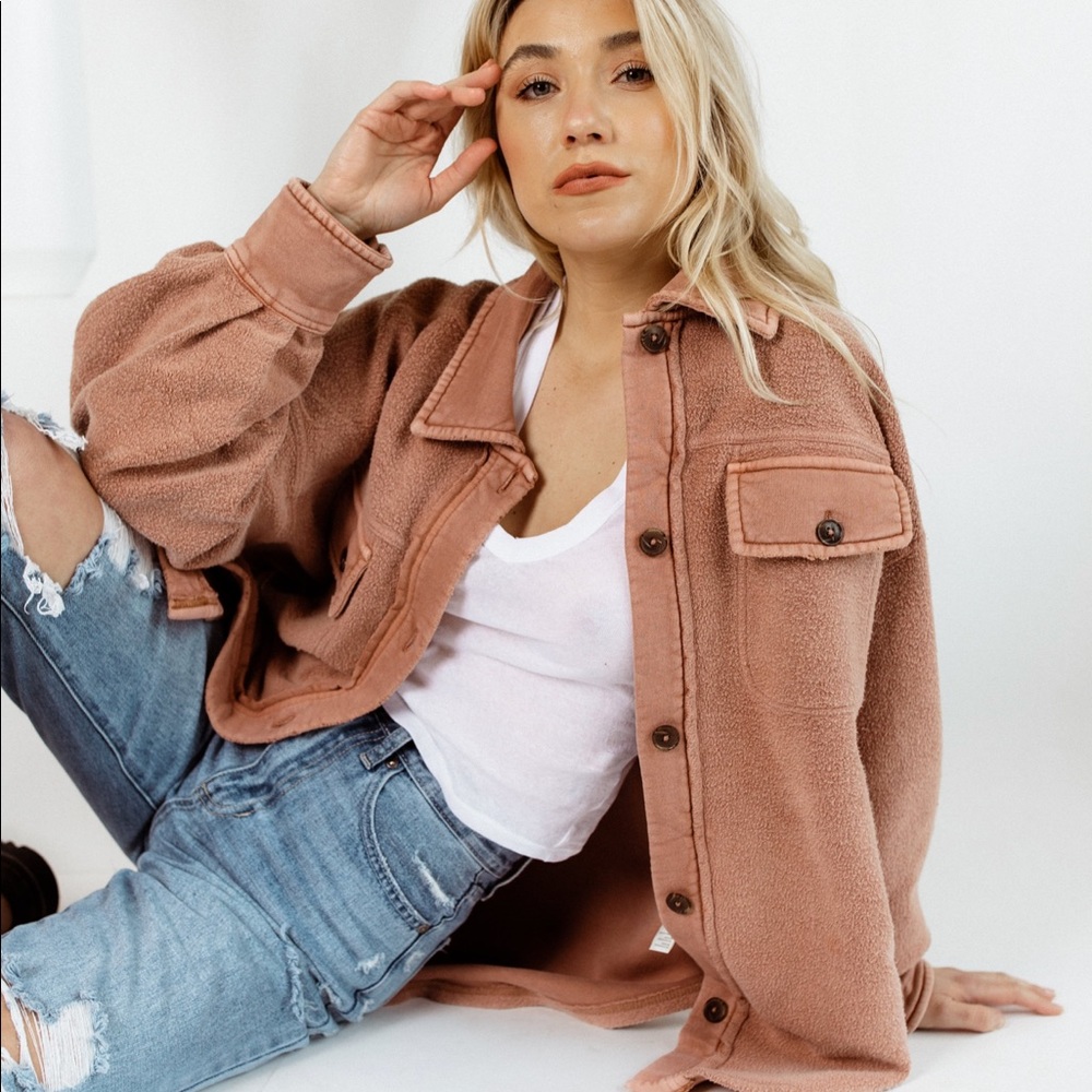FREE PEOPLE Ruby Jacket - Bright Cider
